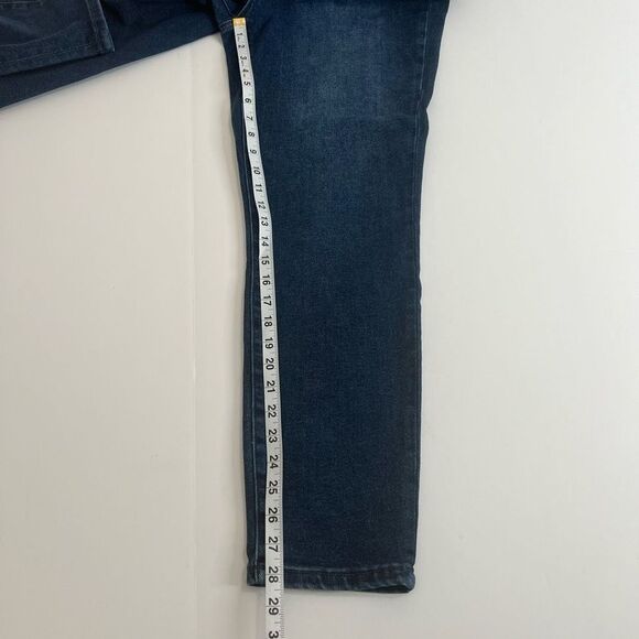 Maxstudio Indigo Women's Dark Wash High Rise Skinny Denim Jeans Size 16 - Picture 13 of 13